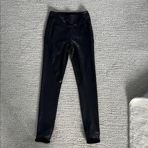 Victoria's Secret Shimmer Black Leggings